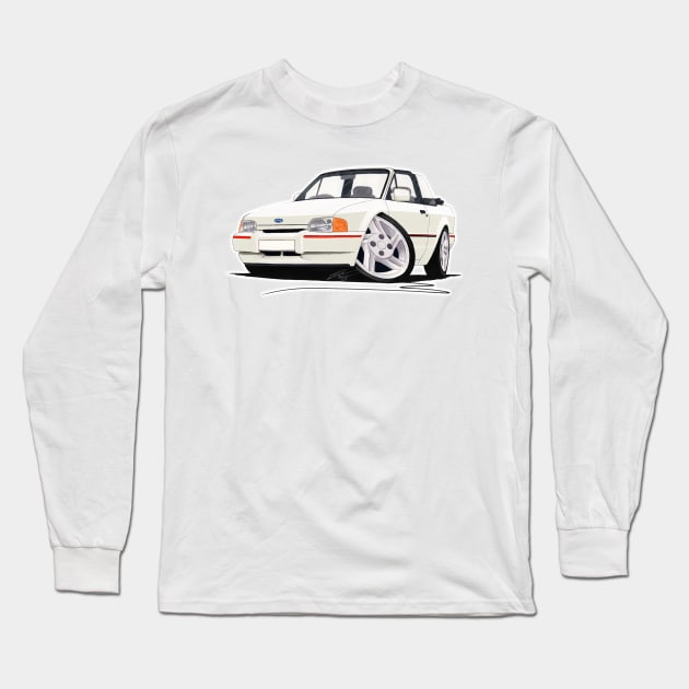 Ford Escort (Mk4) XR3i Cabriolet White Long Sleeve T-Shirt by y30man5